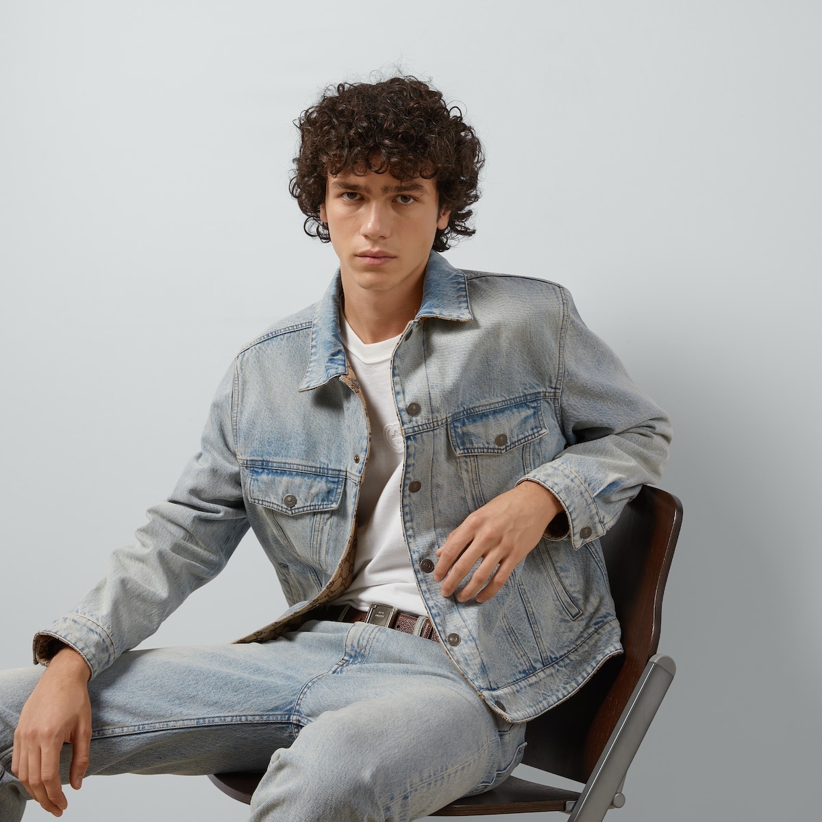 Reversible denim jacket - 6