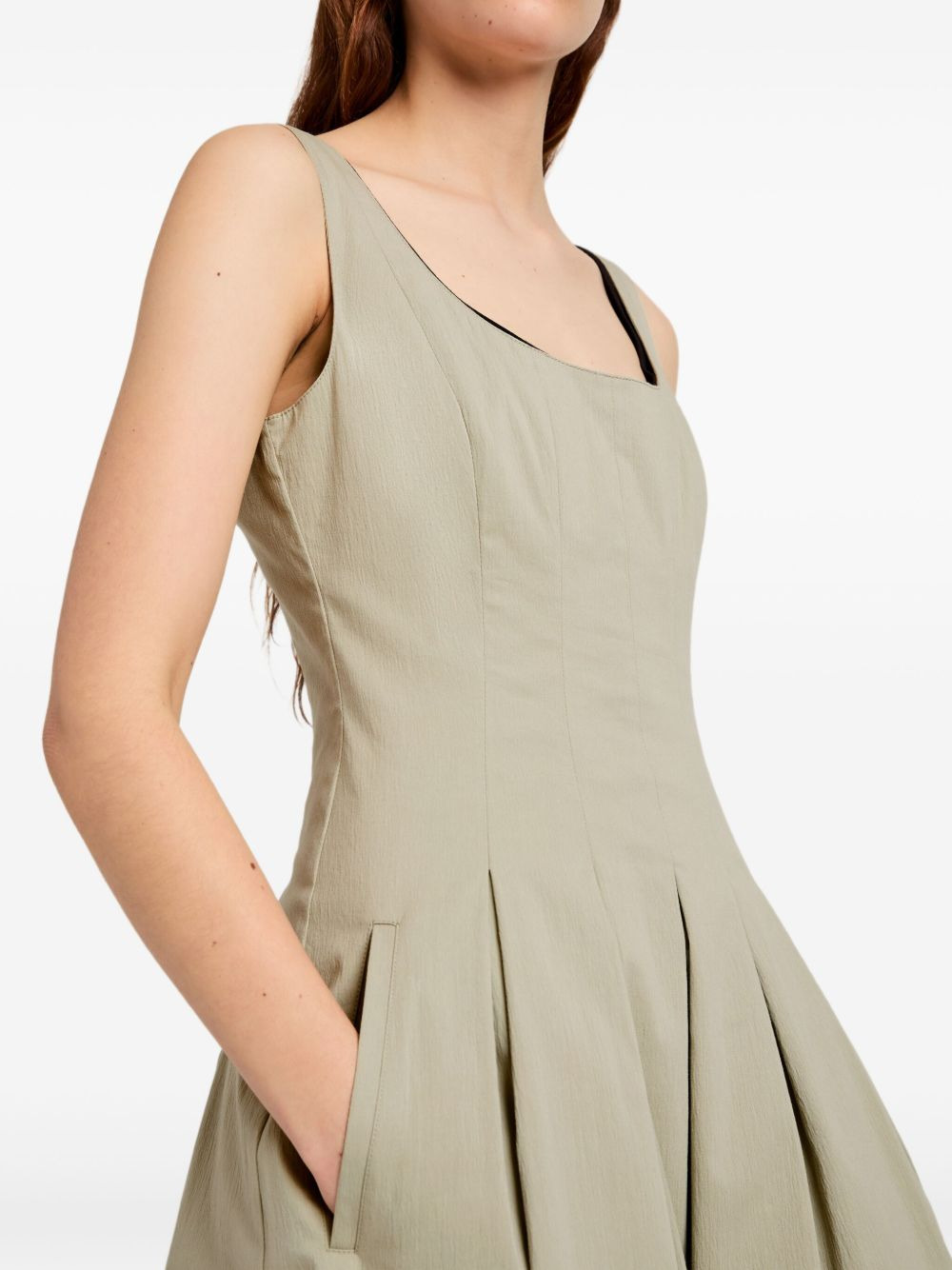 pleated midi dress - 5