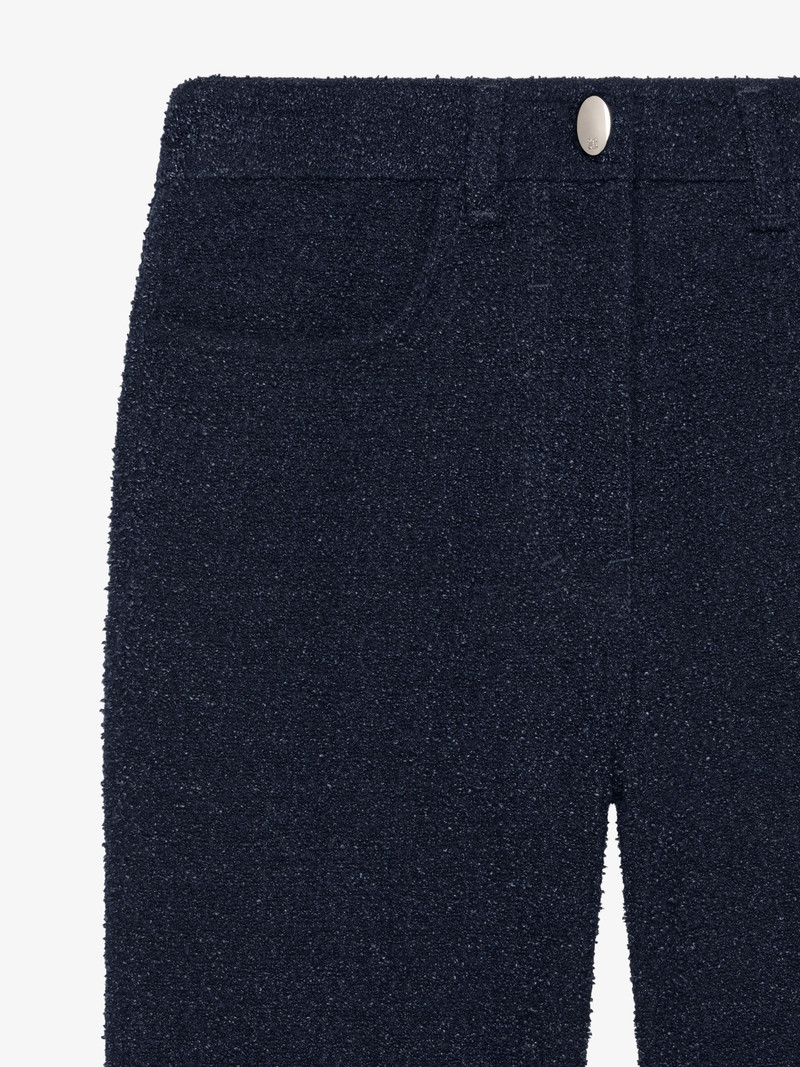 FLARED JEANS IN CURLY DENIM 5