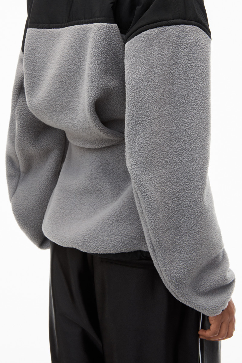 SCULPTED JACKET IN TEDDY FLEECE 6