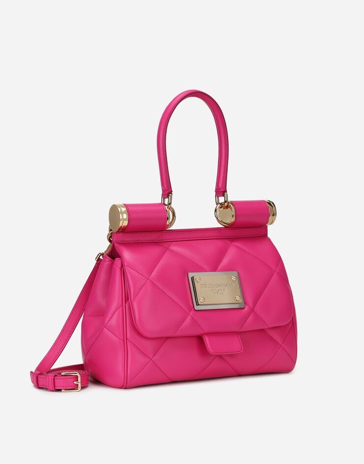 Medium 90es Sicily bag in quilted Aria calfskin - 3