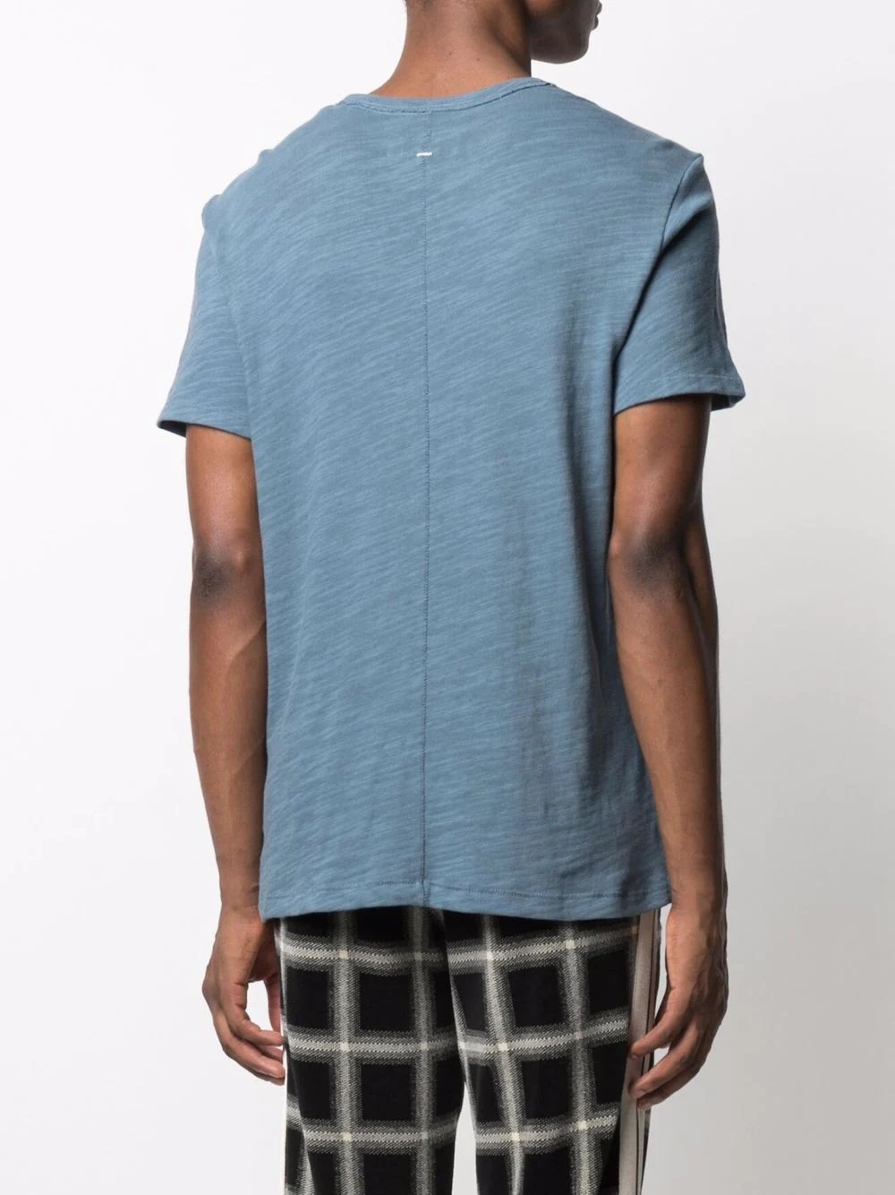 raw-cut edge T-shirt - 4