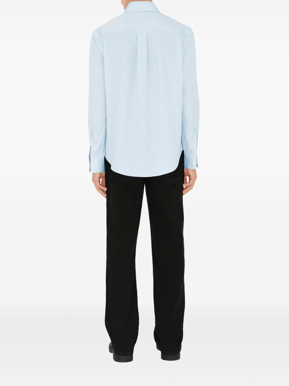 embroidered-logo shirt - 4