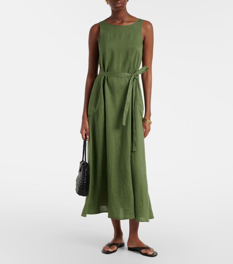 velvet Reta linen midi dress outlook