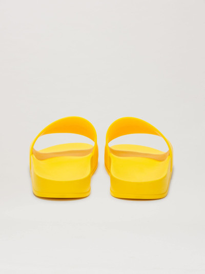 Palm Angels Logo Pool Slider Yellow outlook