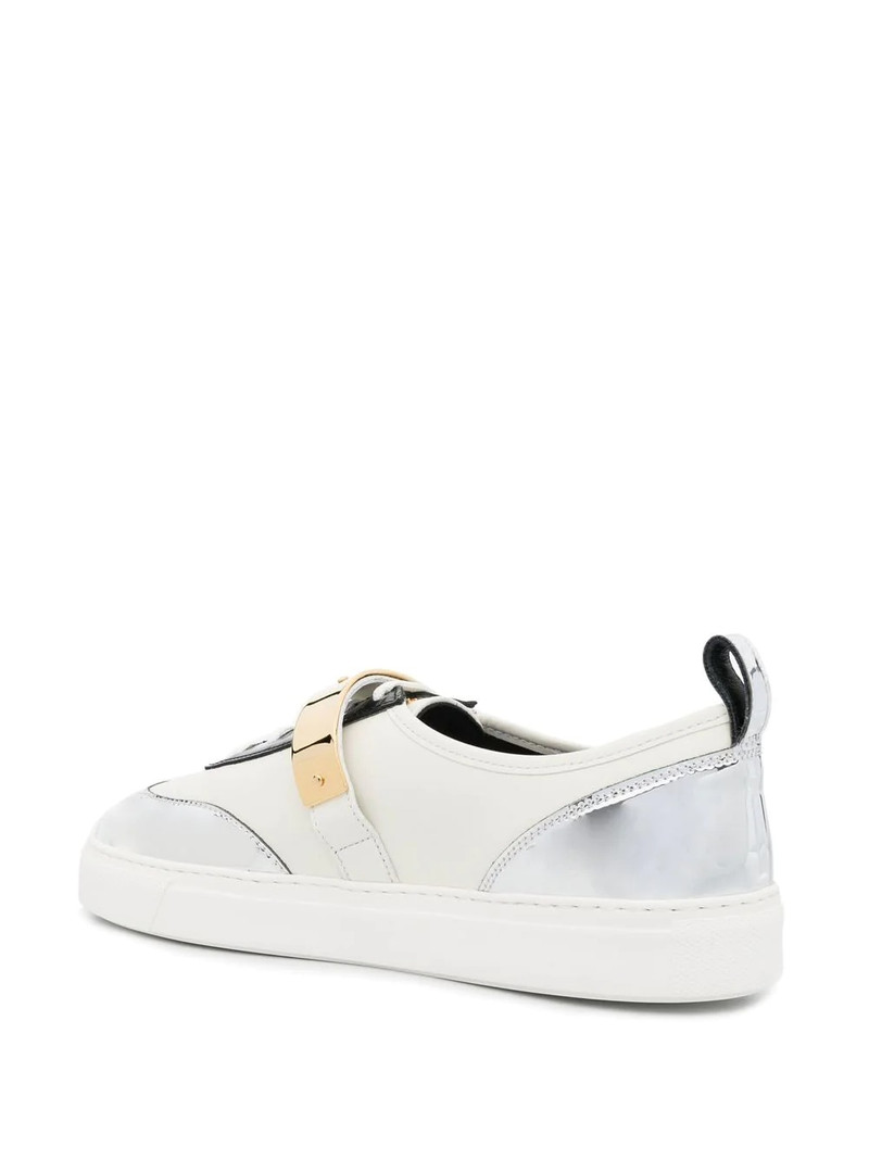 strap-detail low-top sneakers 3