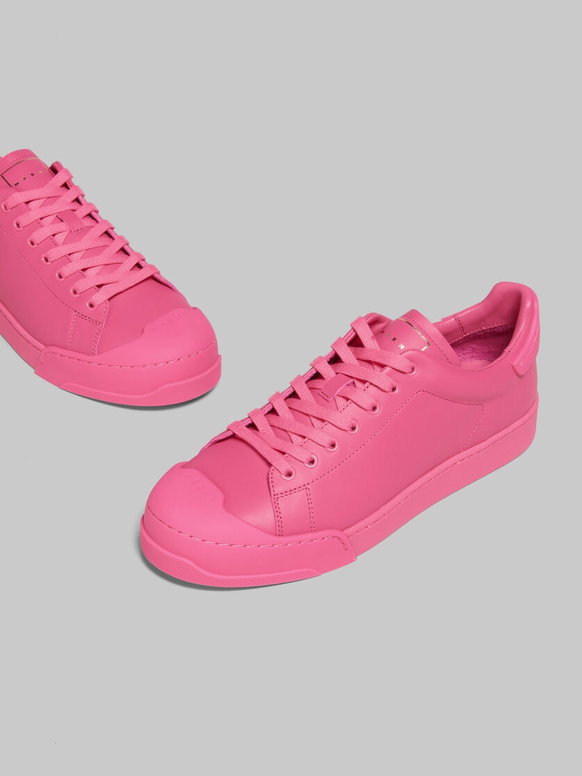 DADA BUMPER SNEAKER IN FUCHSIA LEATHER SNEAKER - 5
