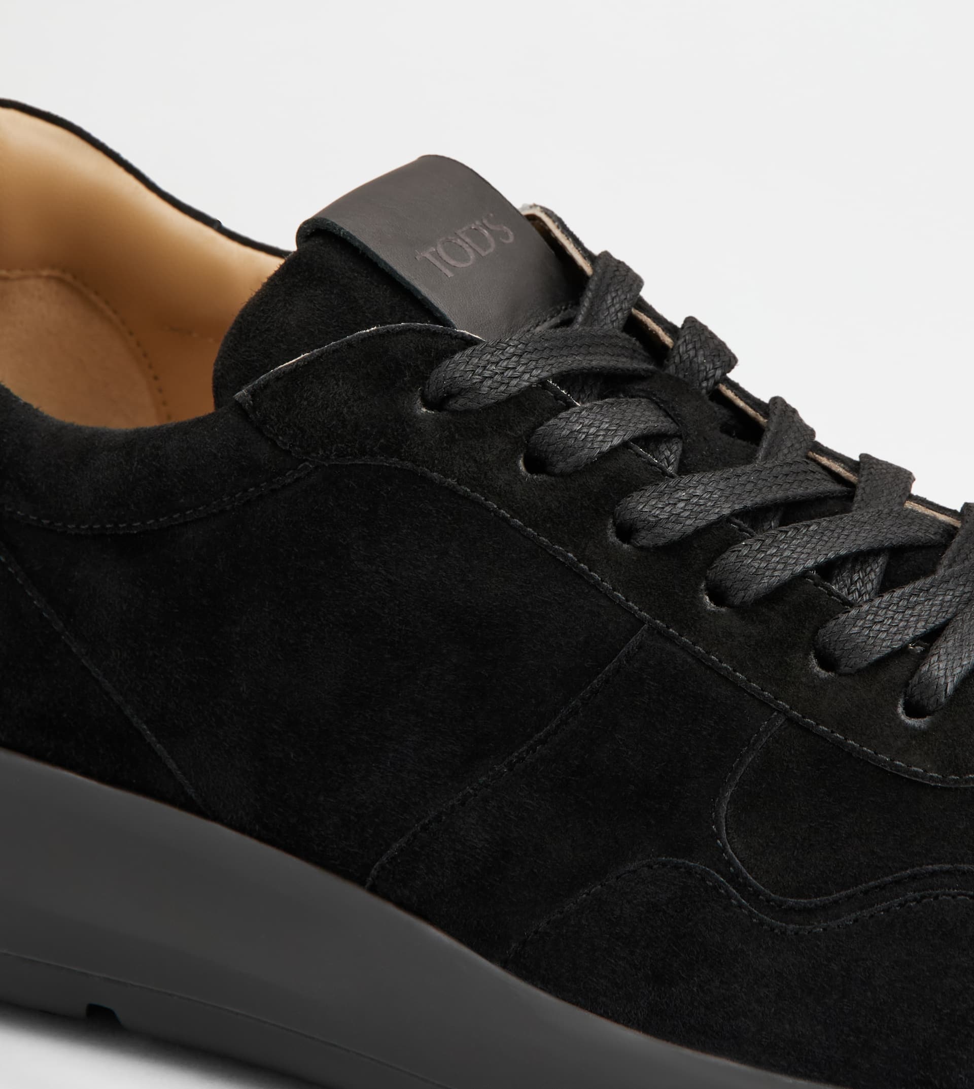 SNEAKERS IN SUEDE - BLACK - 5
