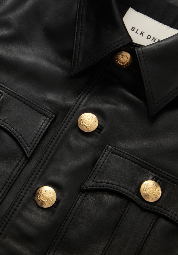 LEATHER JACKET 74 BLACK - 4