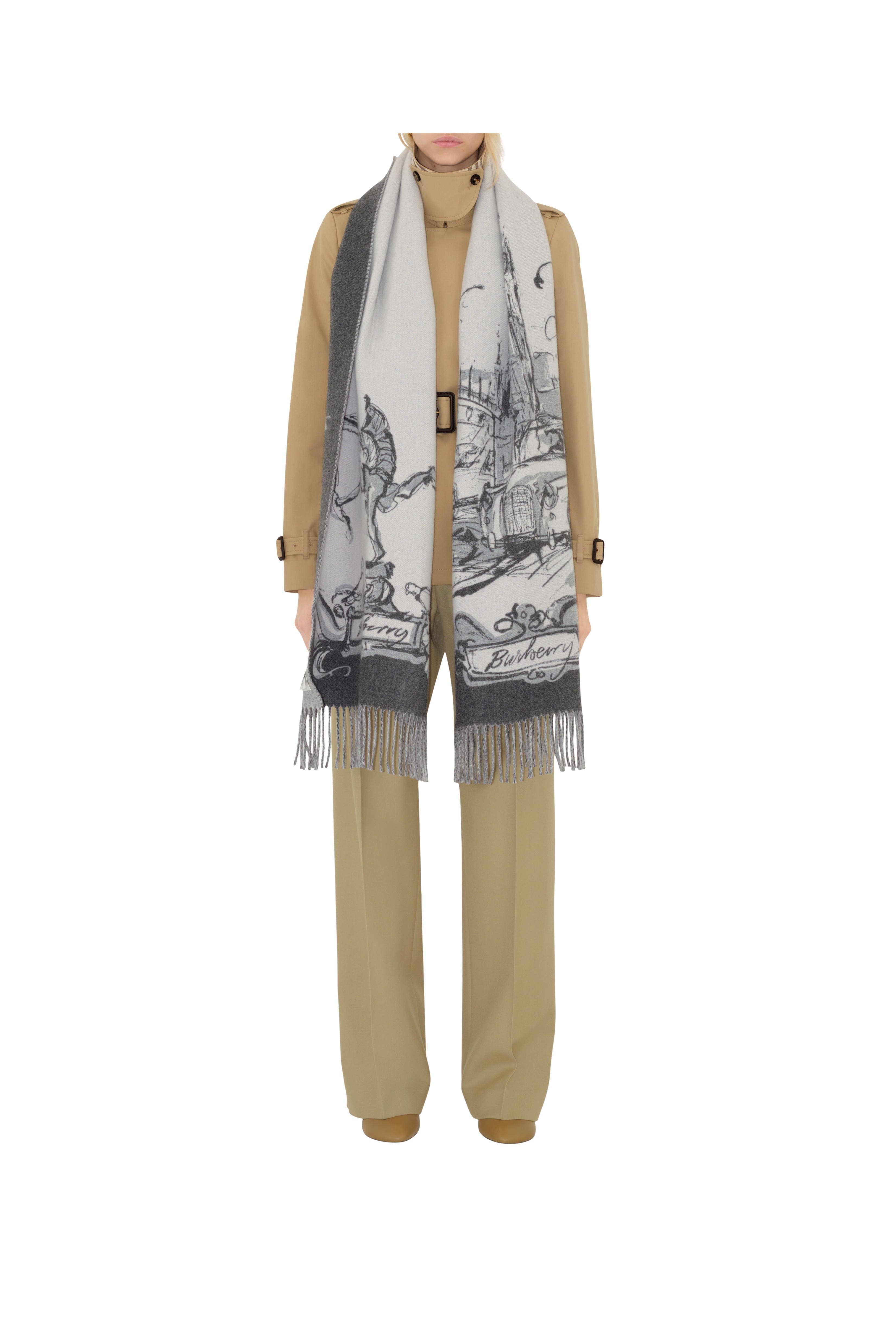 burberry Westminster Cashmere Scarf in Wisp at Nordstrom - 2