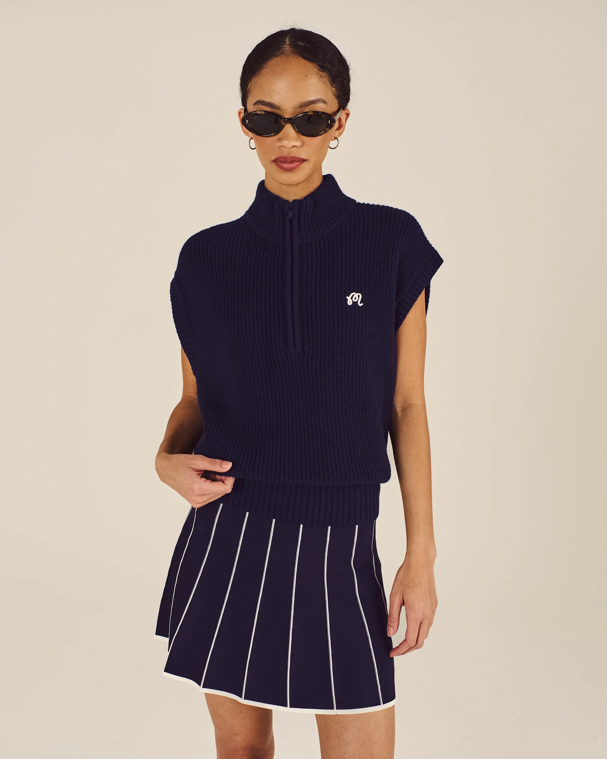 IVA SWEATER VEST - 1