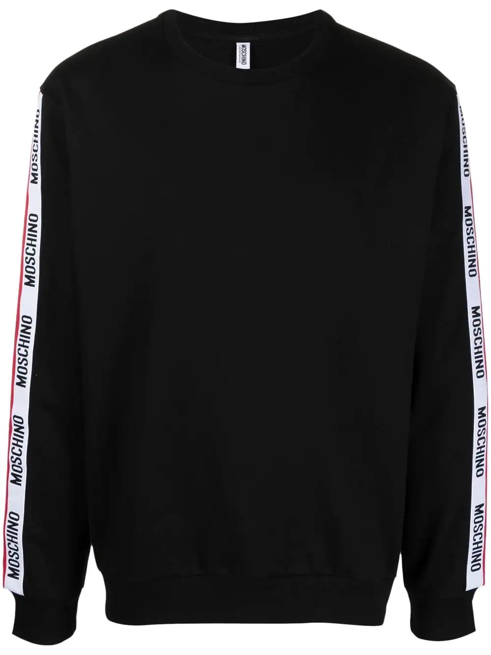 logo-panel crew-neck sweatshirt - 1