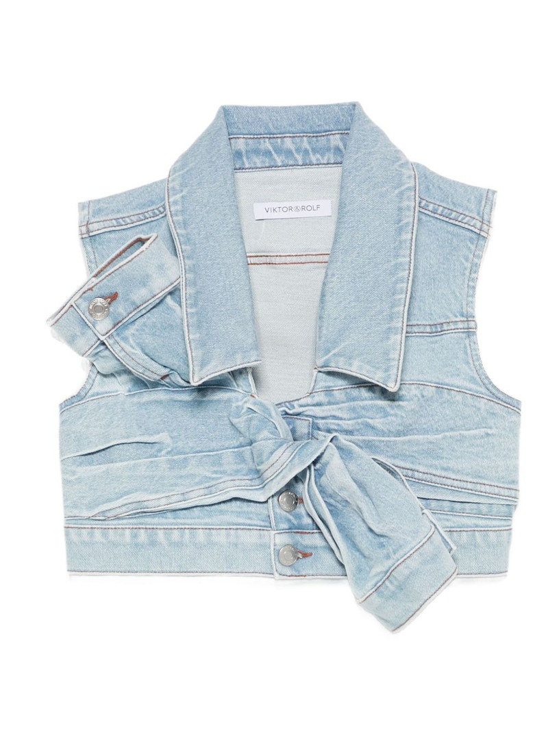 tie-detail vest 1
