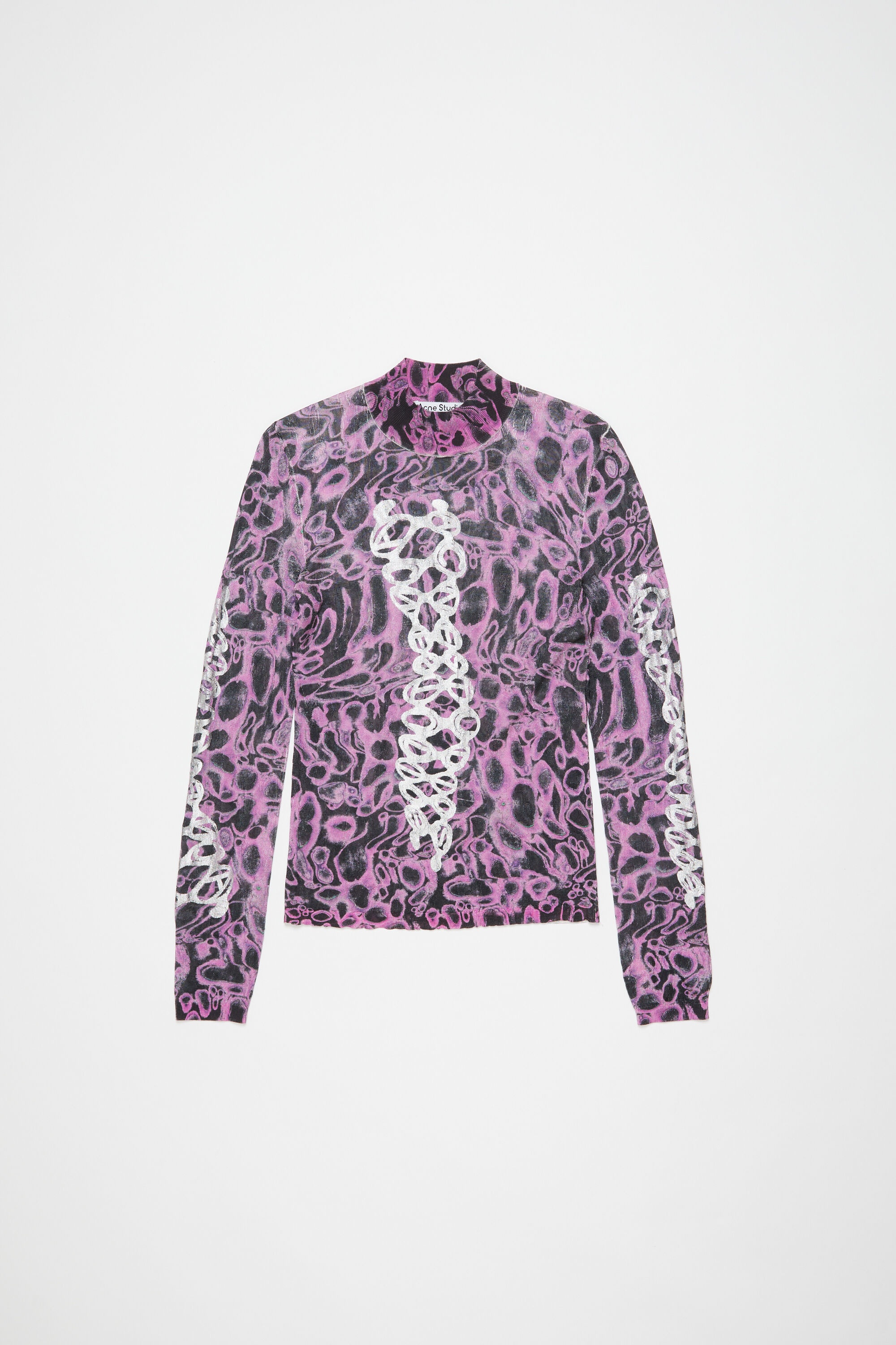 Printed sweater - Orchid purple/multi - 1