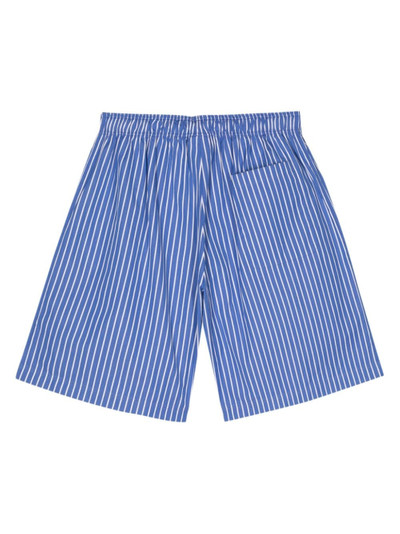 VETEMENTS striped cotton shorts outlook