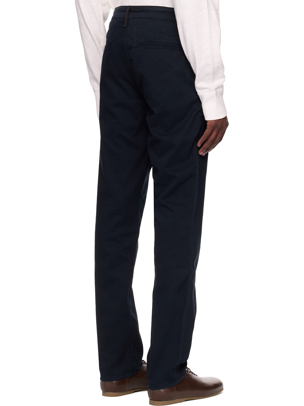 Navy Fit 2 Slim Chino Trousers - 3