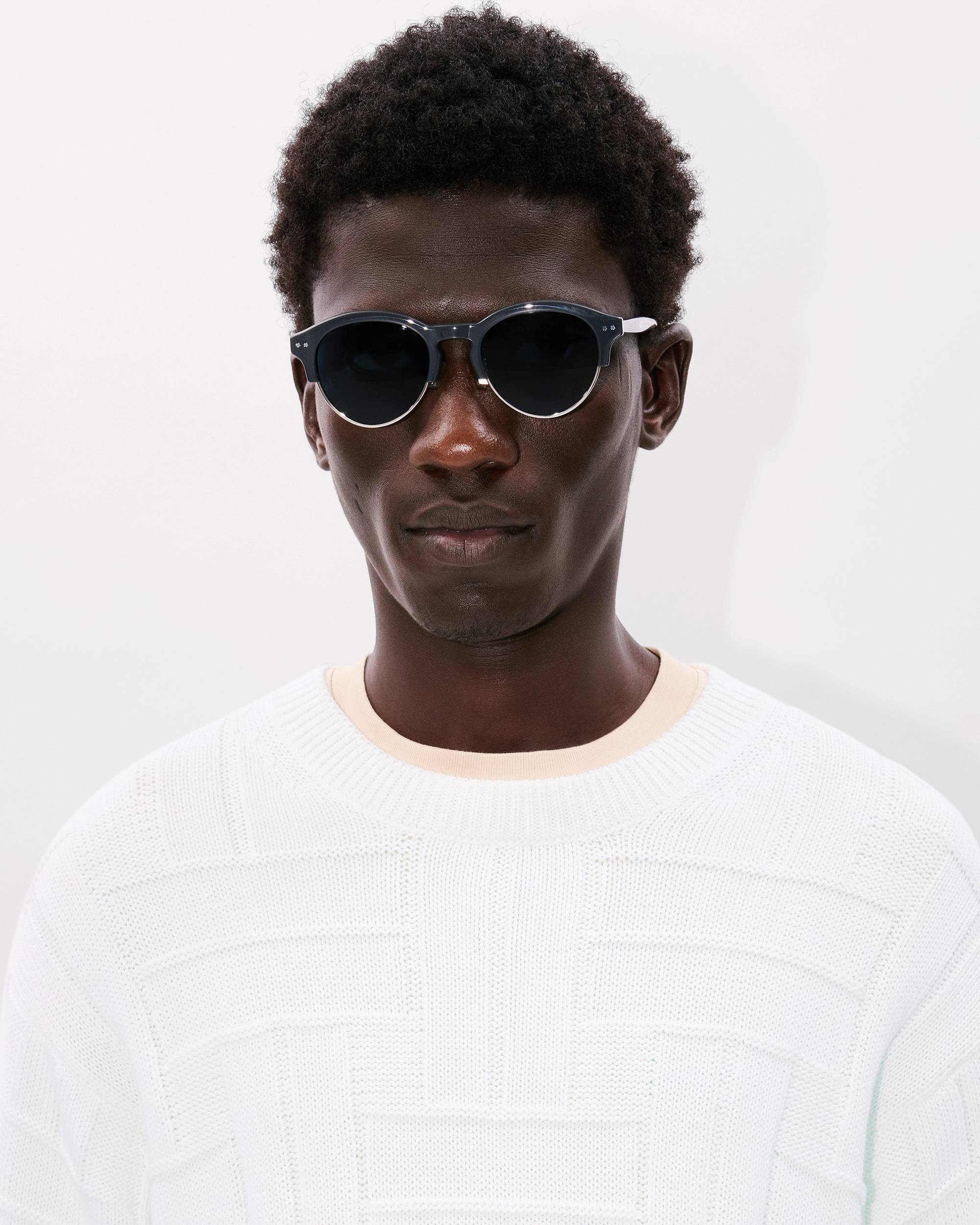'KENZO Weave' embroidered jumper in cotton - 5