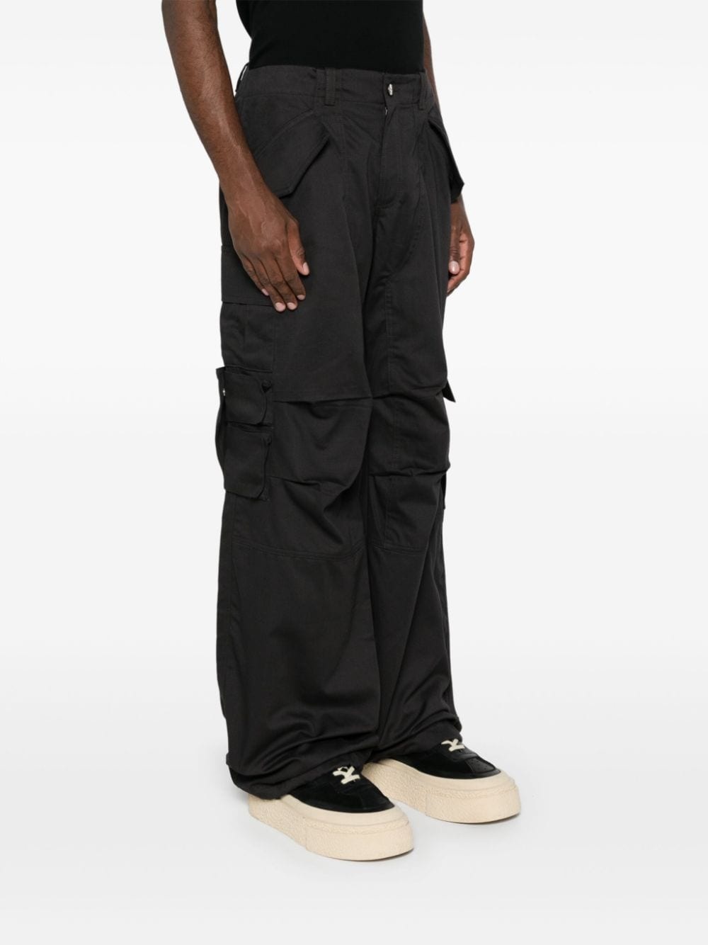 cotton cargo pants - 3