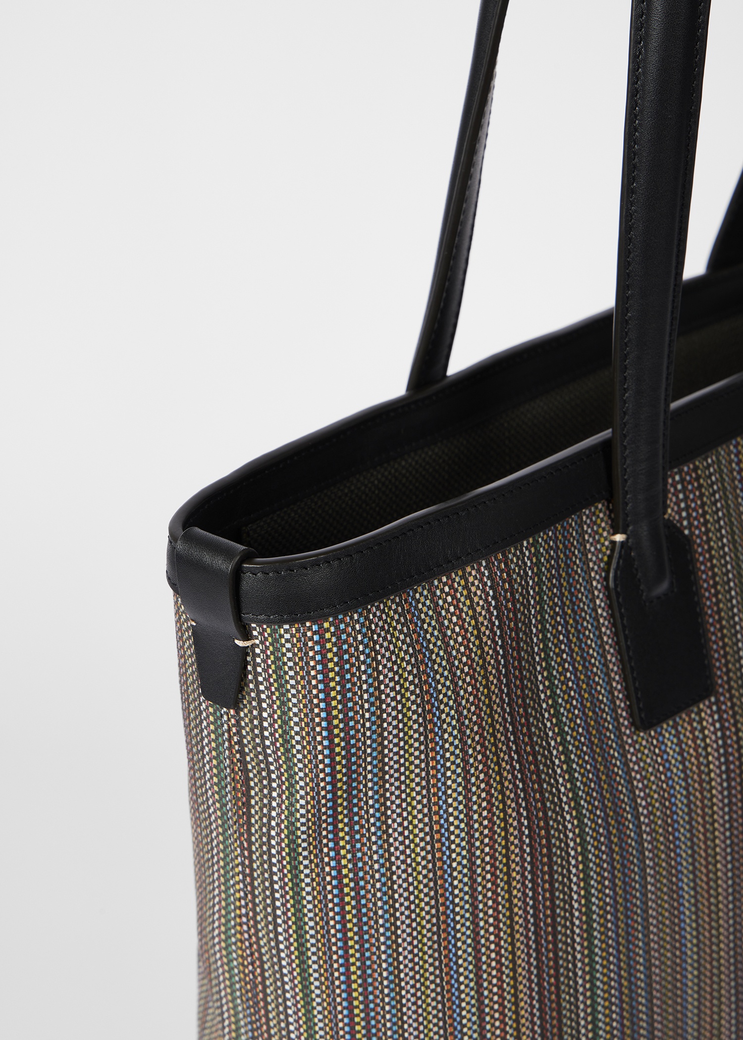 'Signature Stripe' Coated Canvas Tote Bag - 5