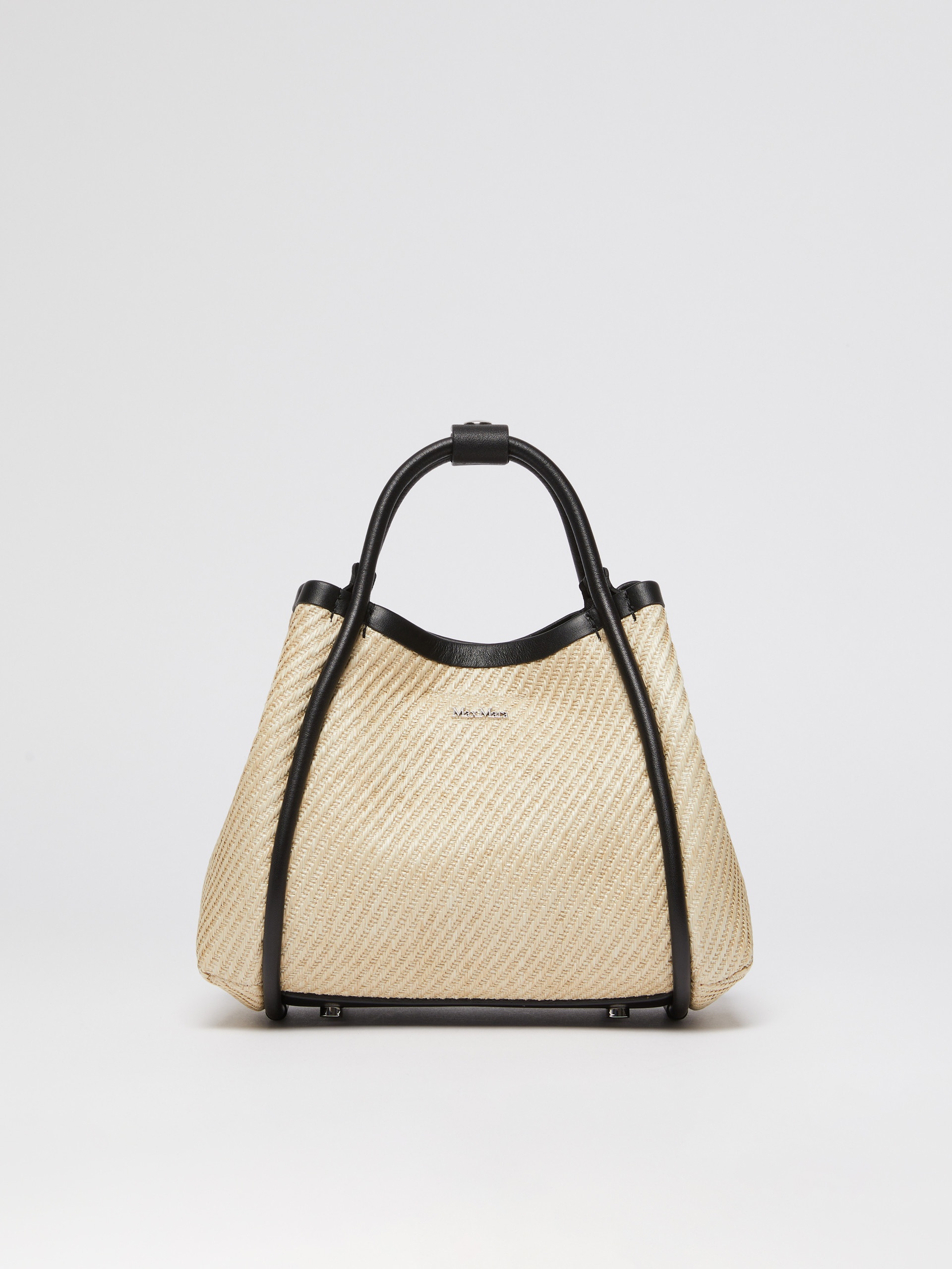 SUMMERMARINEXS Extra-Small raffia-look fabric Marine bag - 4