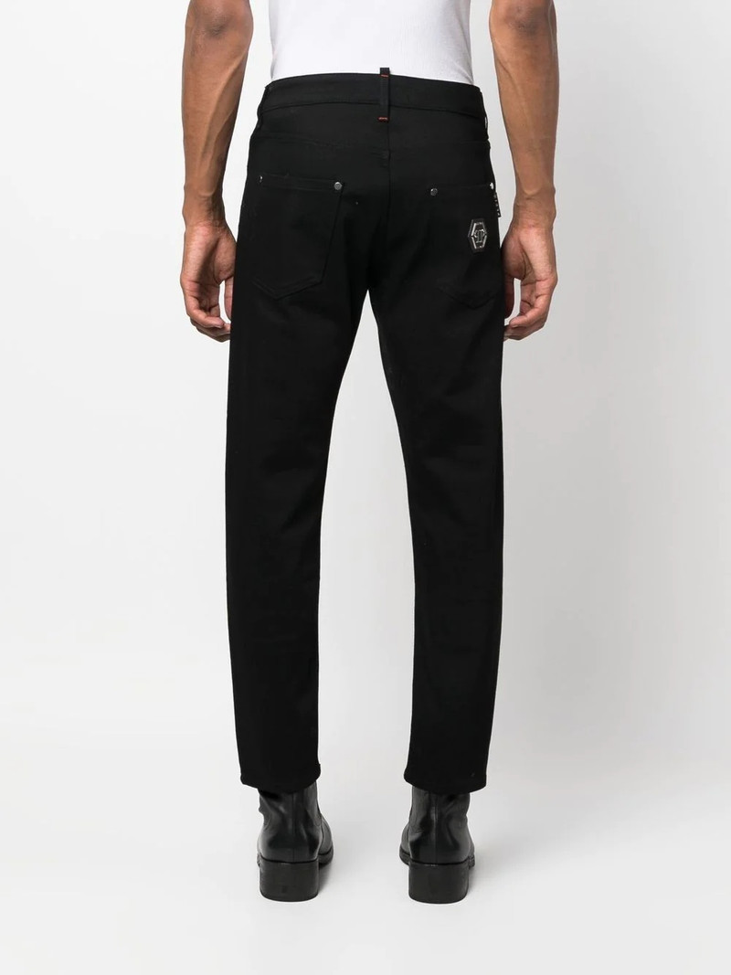 straight-leg mid-rise jeans 4