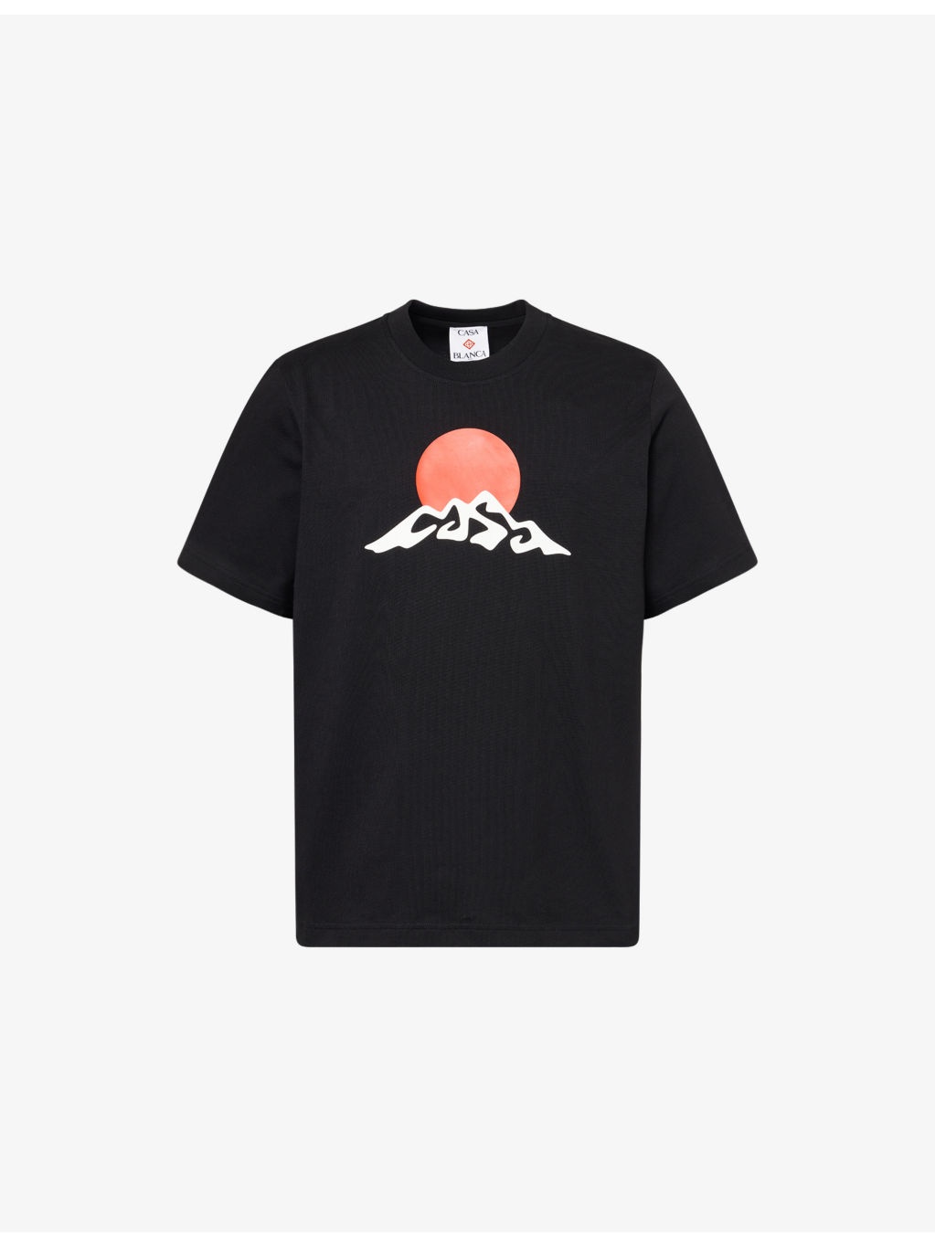 Montagne Crewneck Cotton T-Shirt - 1