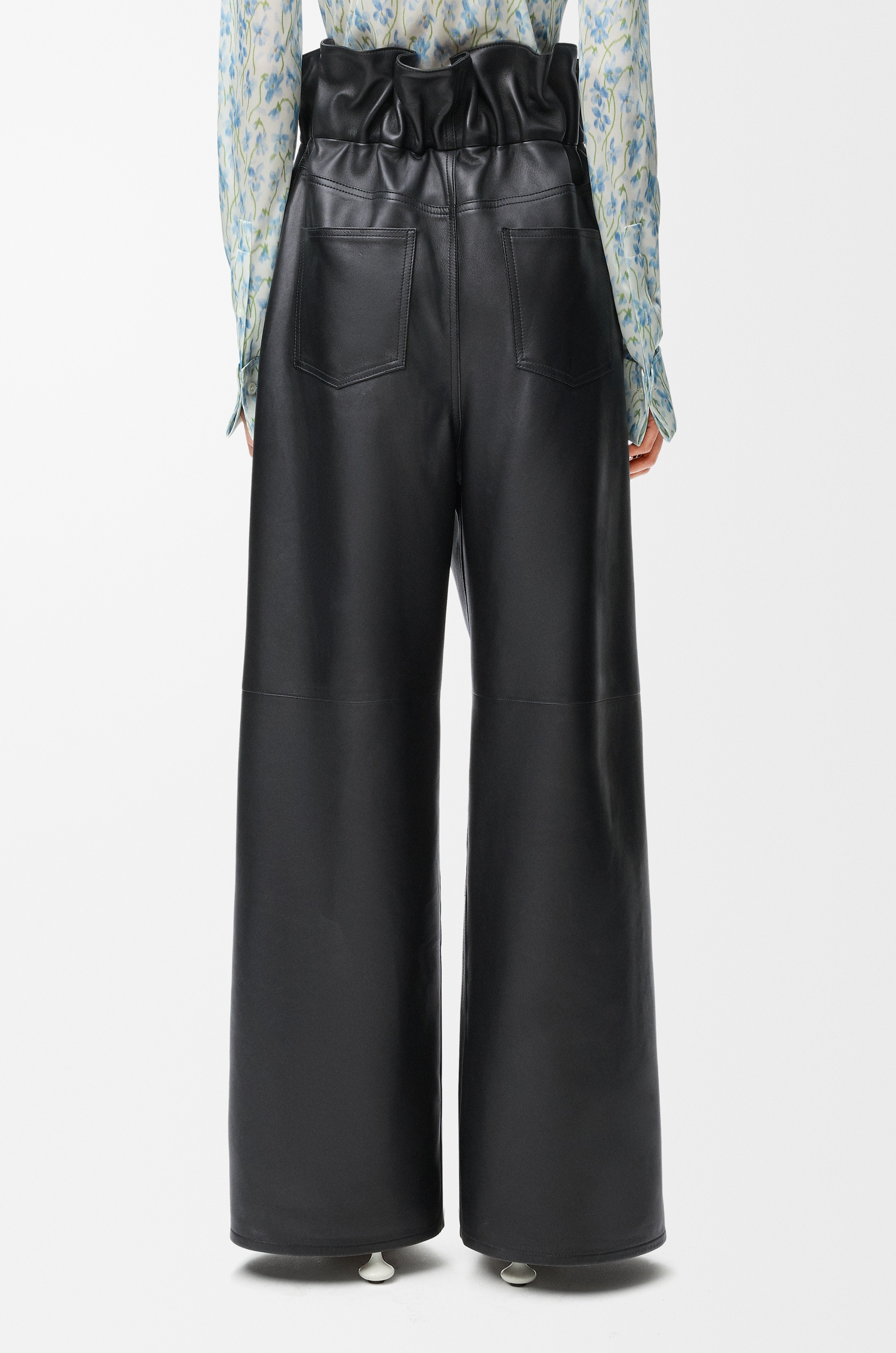 Flamenco trousers in nappa lambskin - 4