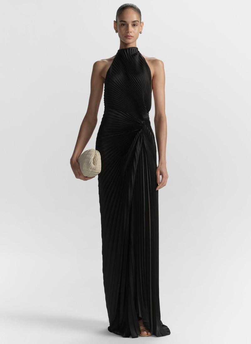 A.L.C. Romy Pleated Satin Gown outlook