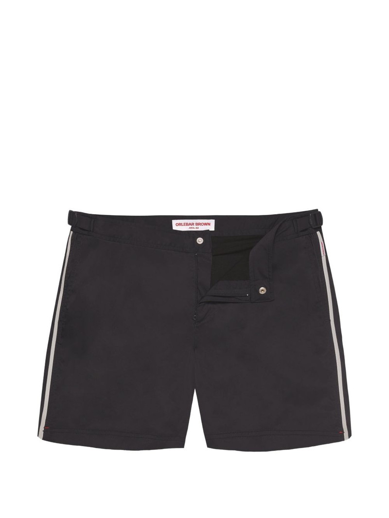 Bulldog stripe-detail swim shorts 1