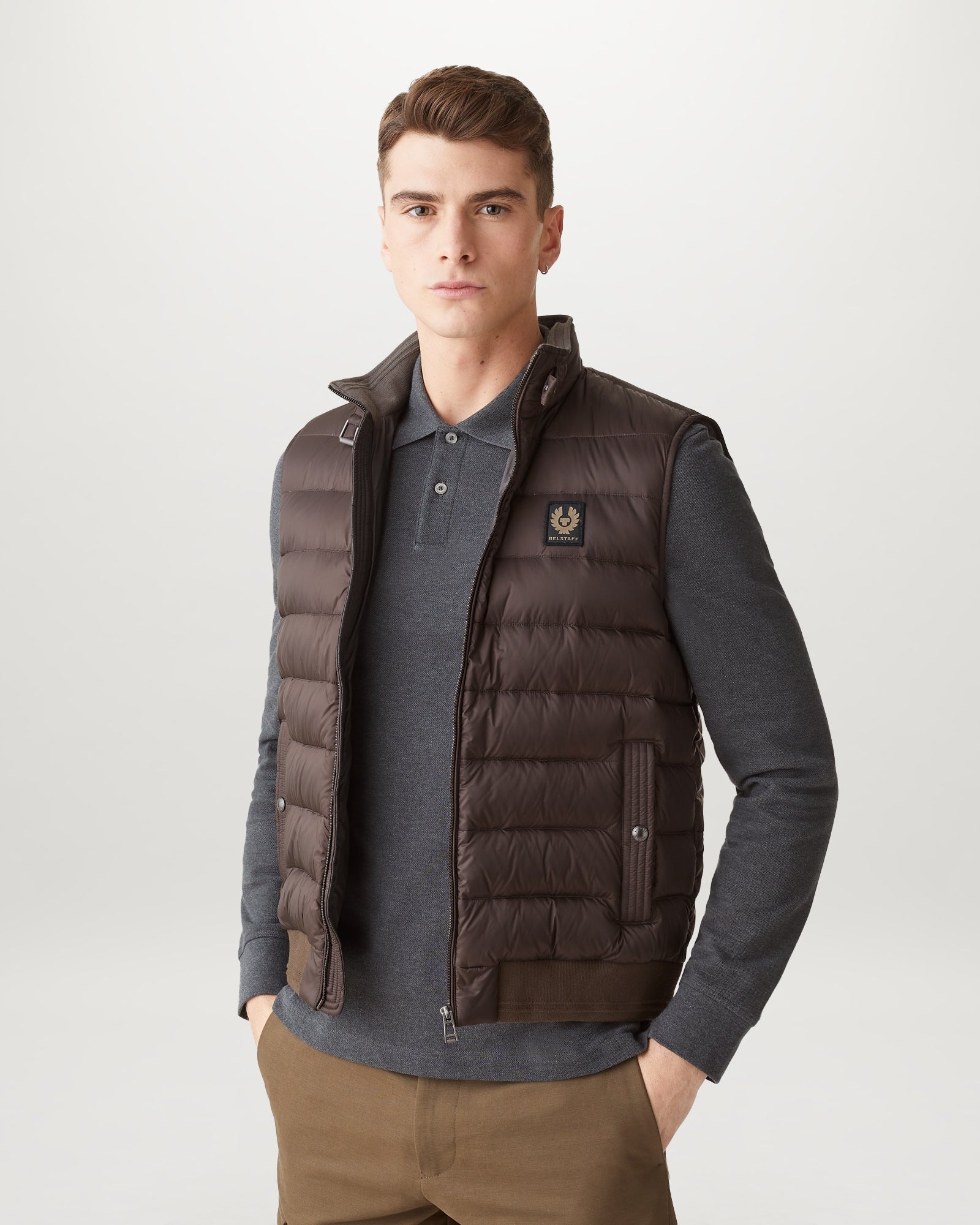 BELSTAFF LONG SLEEVED POLO - 5