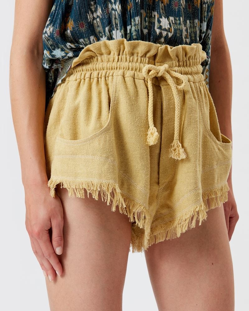 TALAPIZ SILK BOURETTE SHORTS - 3