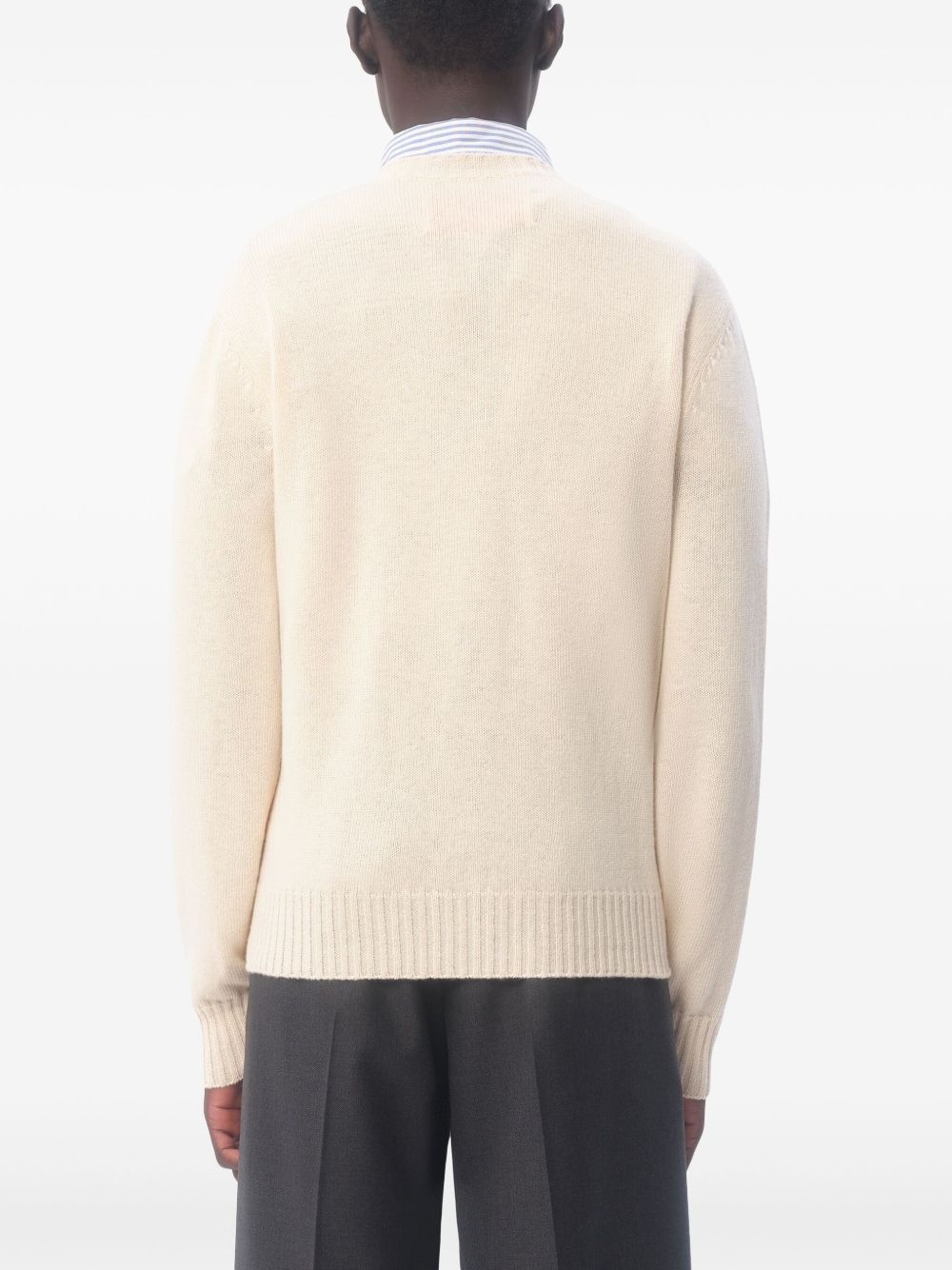 Chez Valentino-embroidered sweater - 4