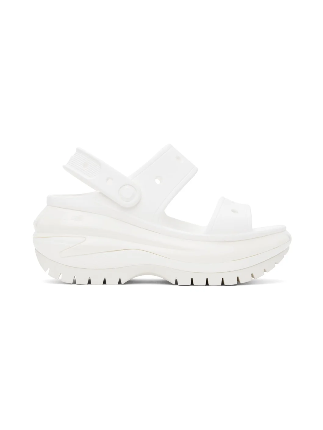 White Mega Crush Sandals - 1