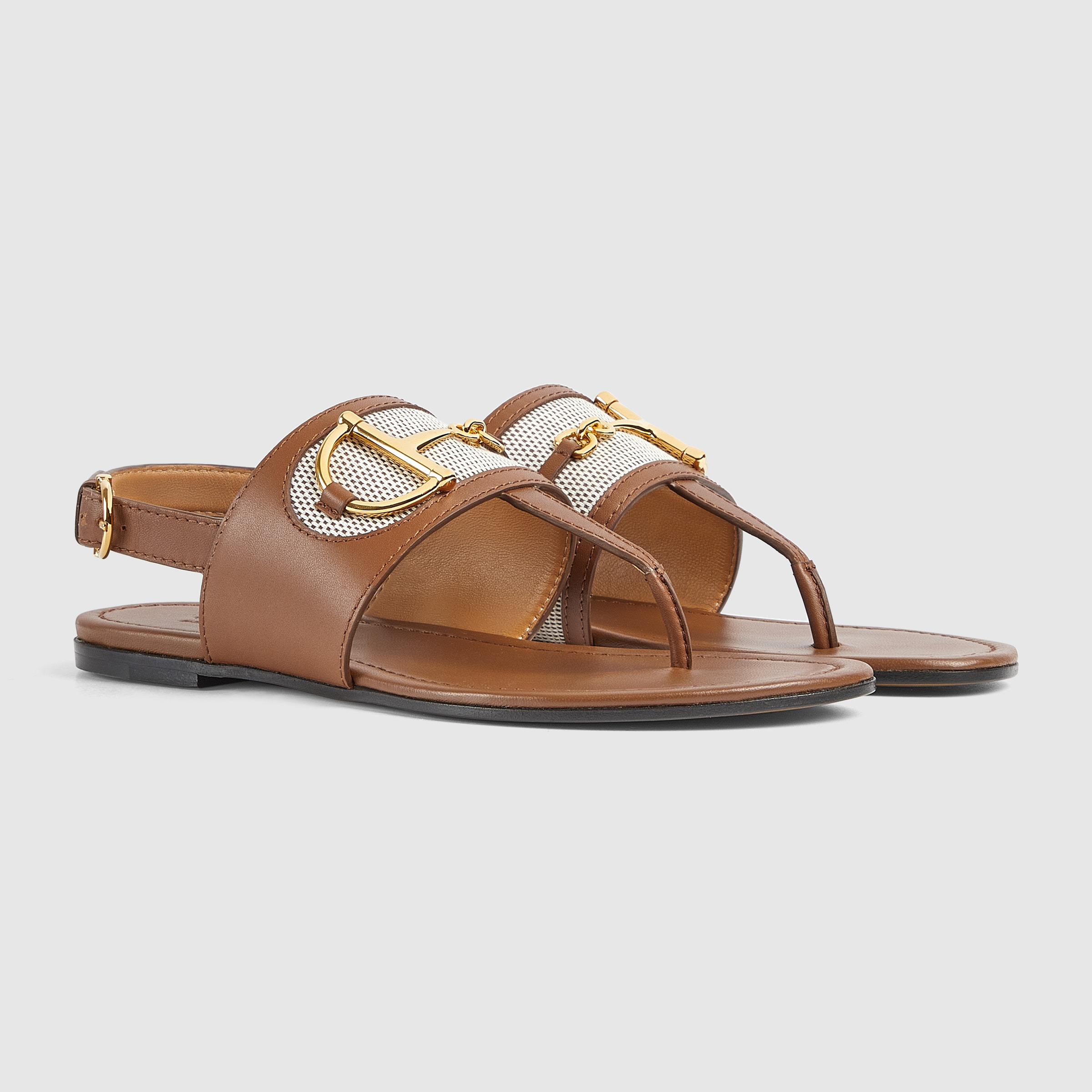 Women's thong sandal with Horsebit - 2