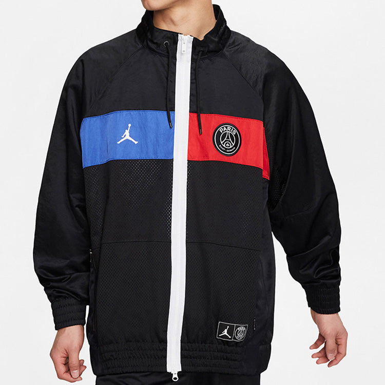 Air Jordan Paris Saint-Germain FLIGHT SUIT Jacket Black BQ8370-011 - 3