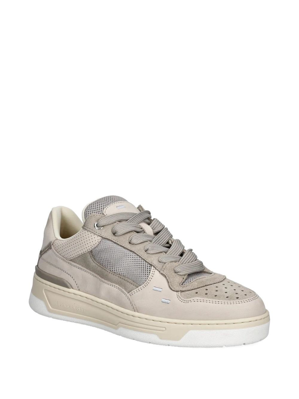 leather-panelled sneakers - 2