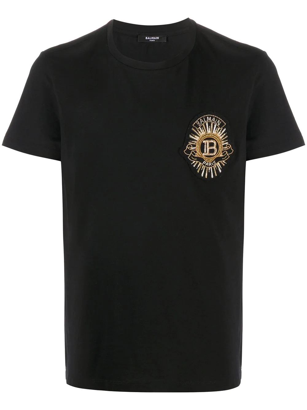 embroidered logo cotton T-shirt - 1