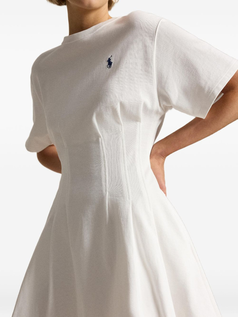 pleated cotton jersey dress 5