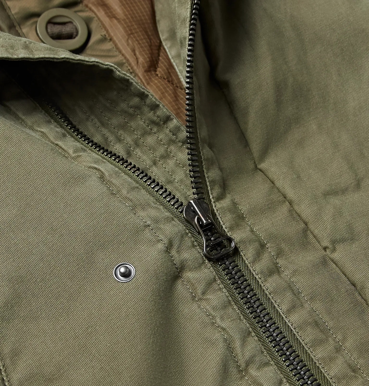 Cotton-Twill Parka with Detachable Ripstop and Shearling Liner - 6