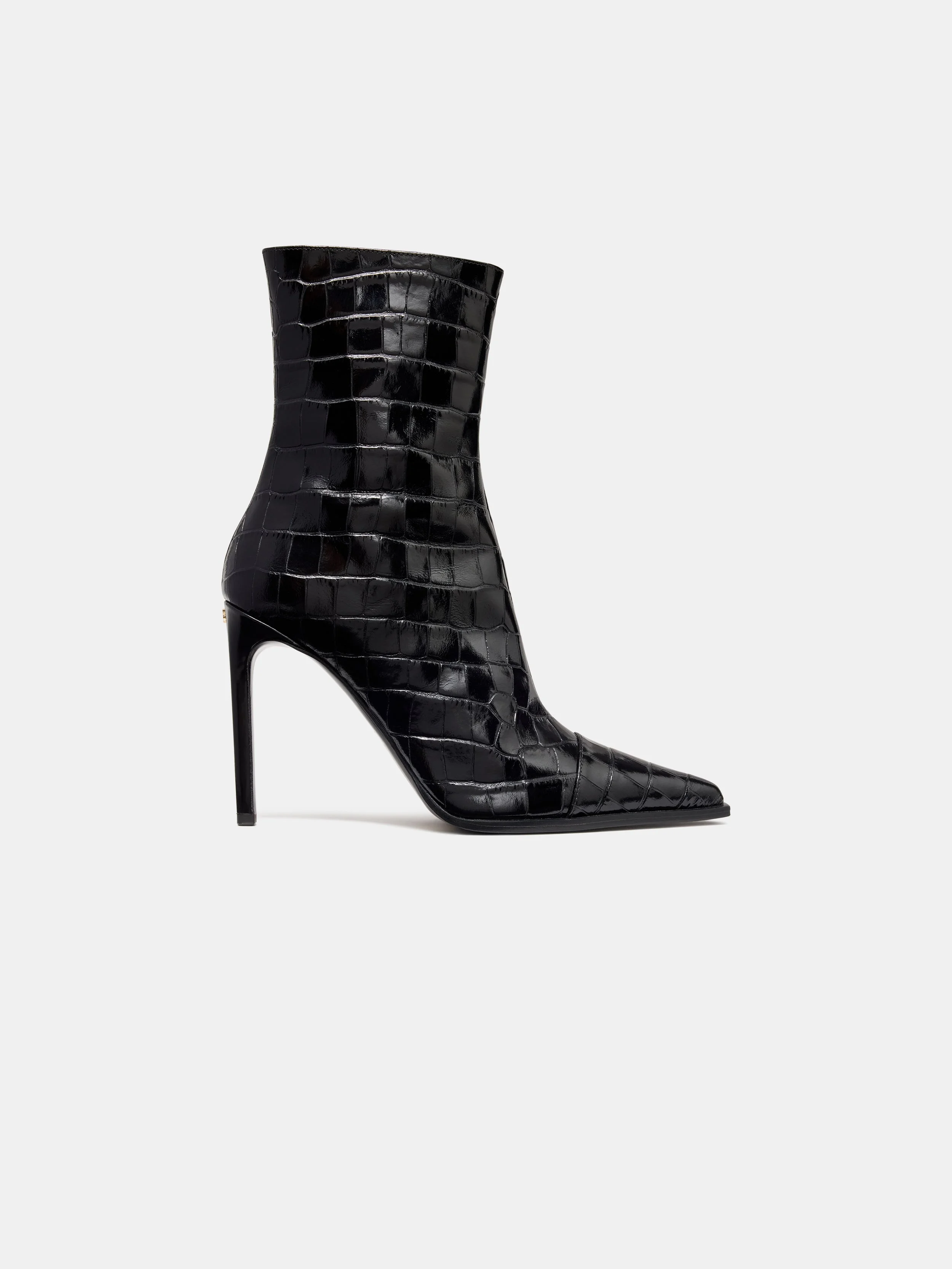 WOMEN'S CROC DEBOSSED MA STILETTO BOOT - 1