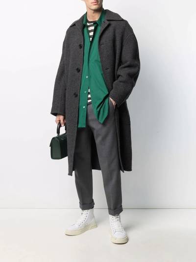 AMI Paris wool long car coat outlook