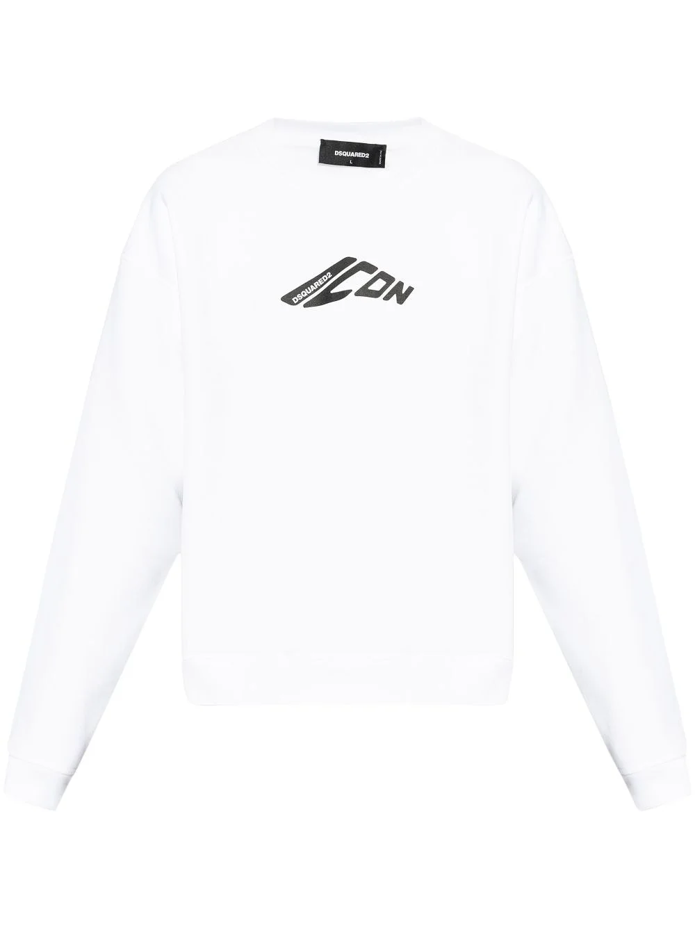 Graphic-stamp sweatshirt - 1