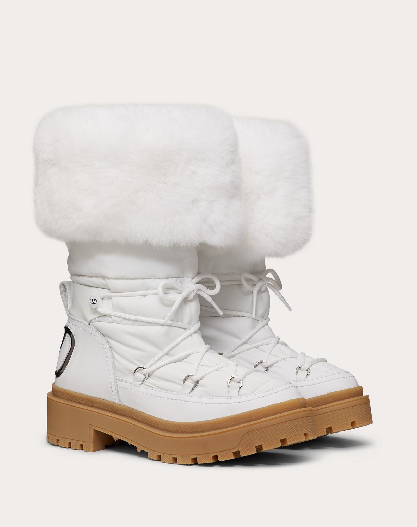 Trekkgirl Winter Boot in technical nylon and rabbit fur 40 mm - 2