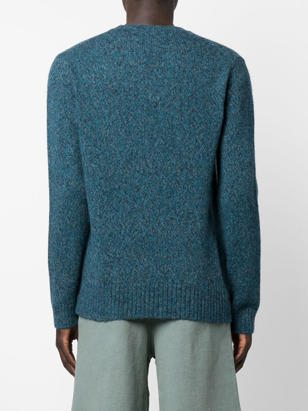 fine-knit crew-neck jumper - 3