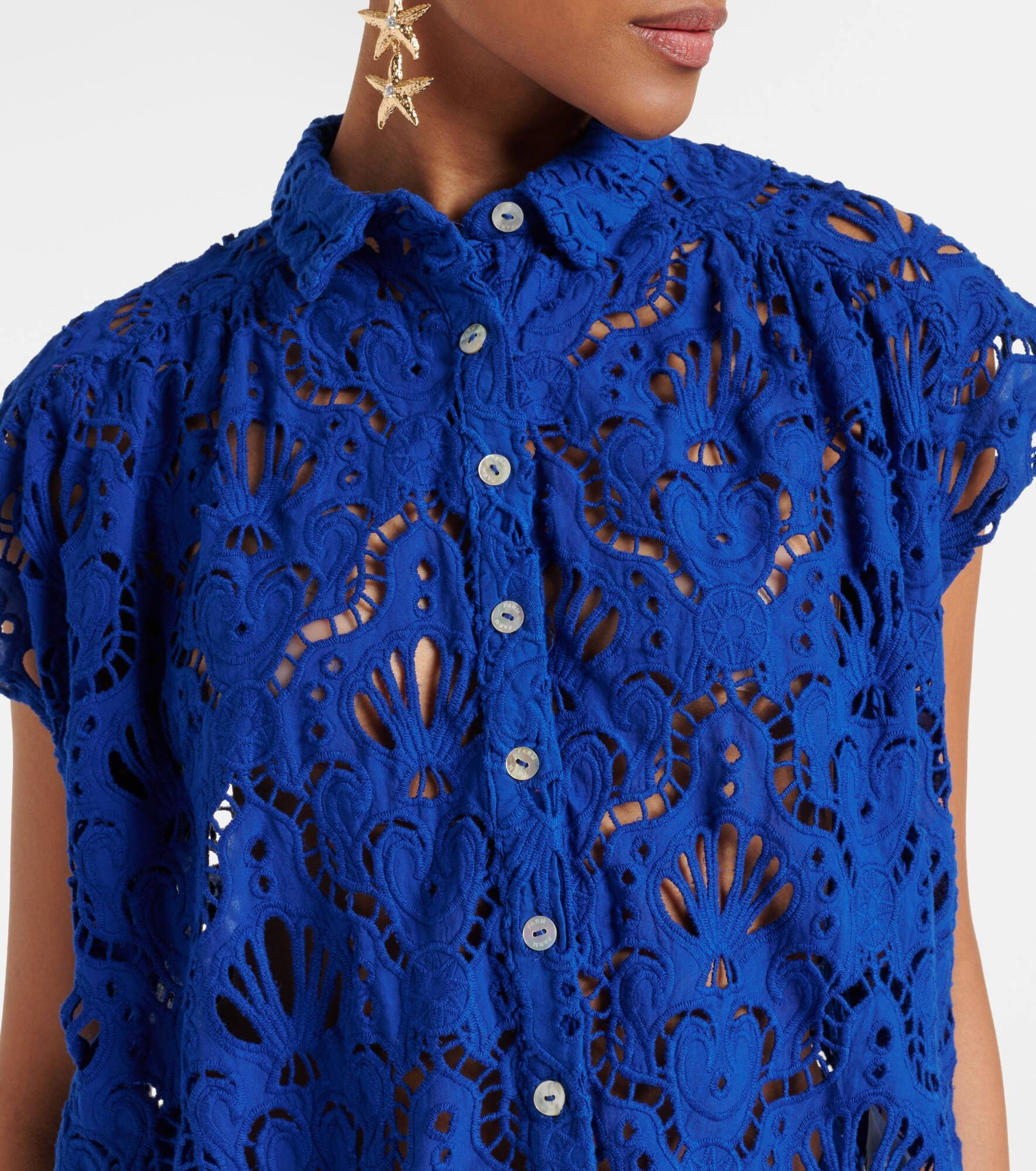 Cotton lace shirt - 4