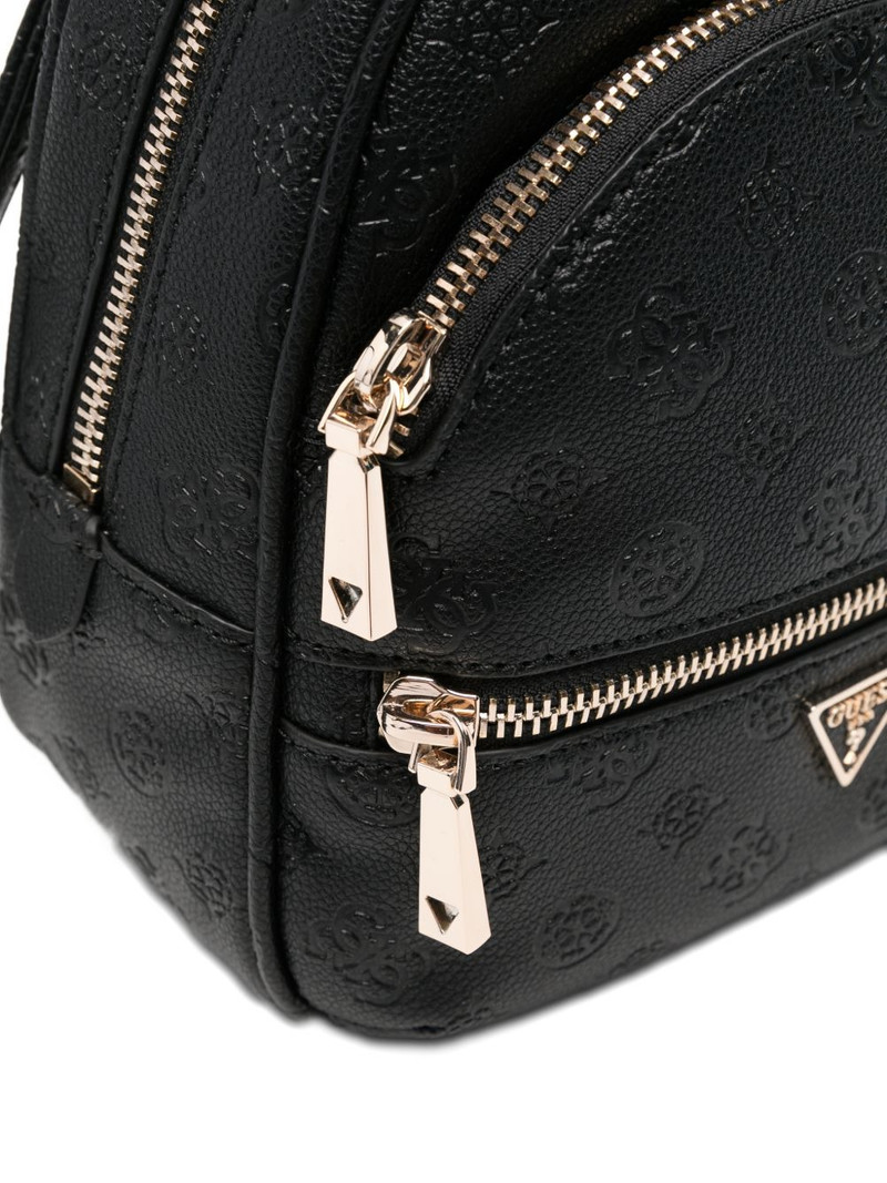 debossed-logo zip backpack 3