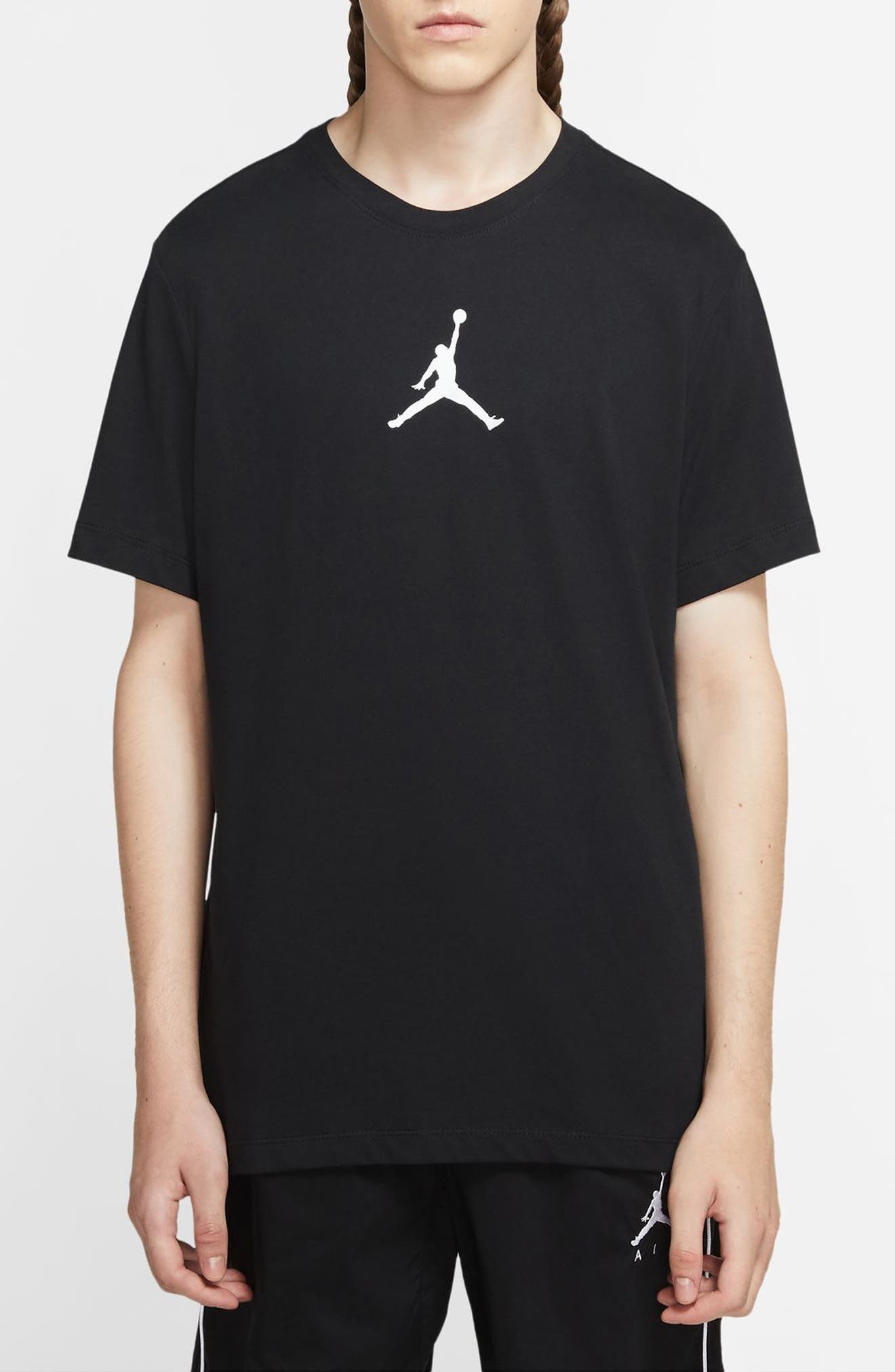 Jordan Jumpman Performance Graphic T-Shirt in Black/White at Nordstrom - 1