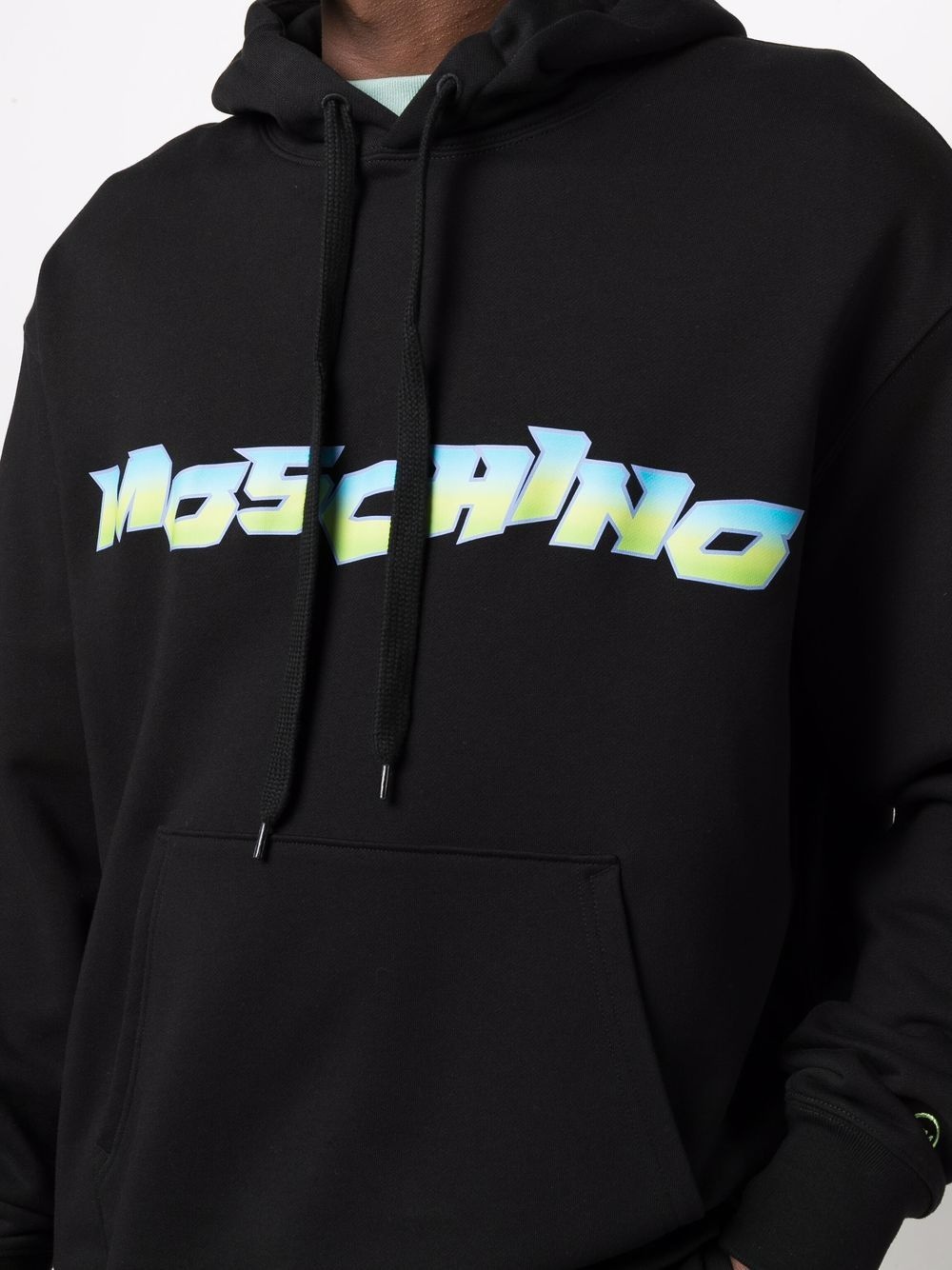 logo-print pullover hoodie - 5