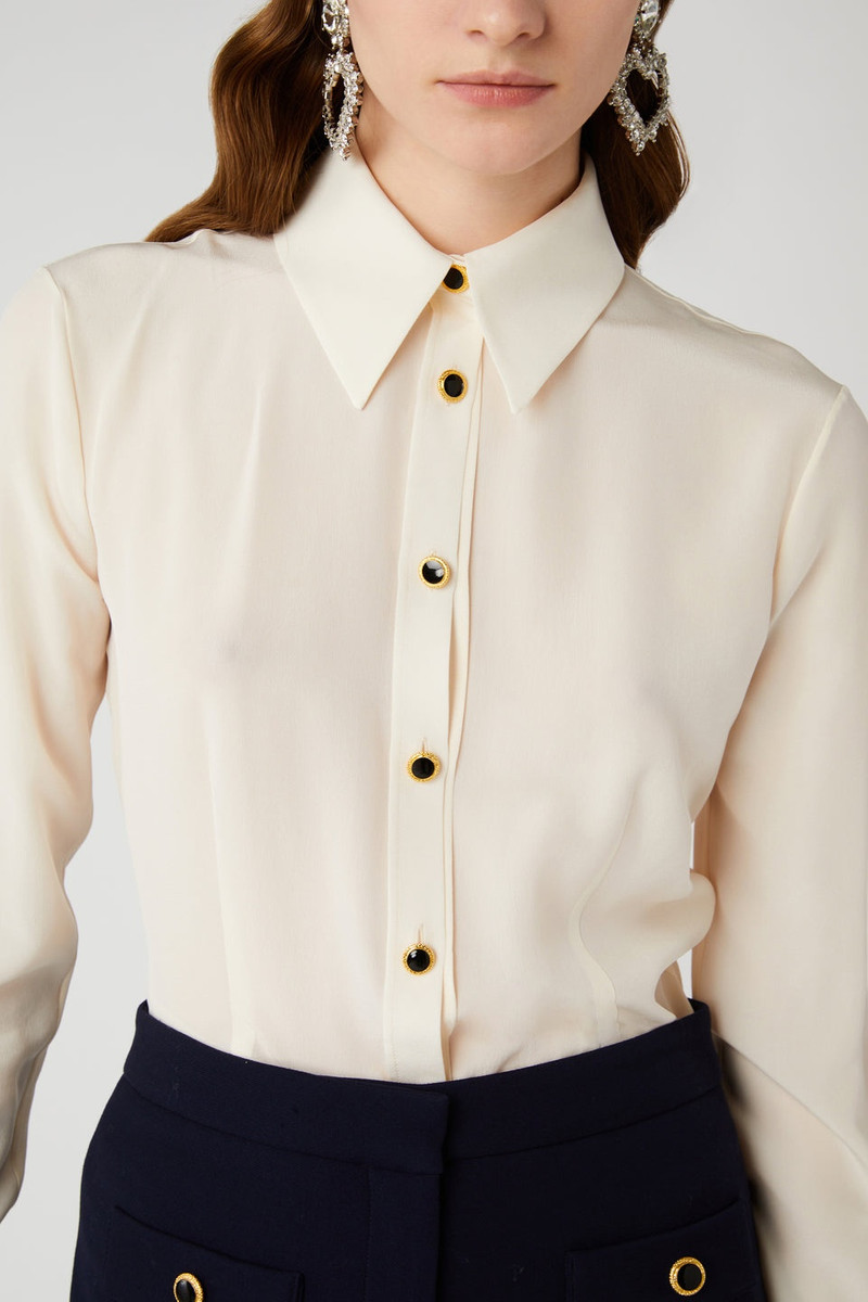 SILK BLOUSE WITH JWL BUTTONS 6