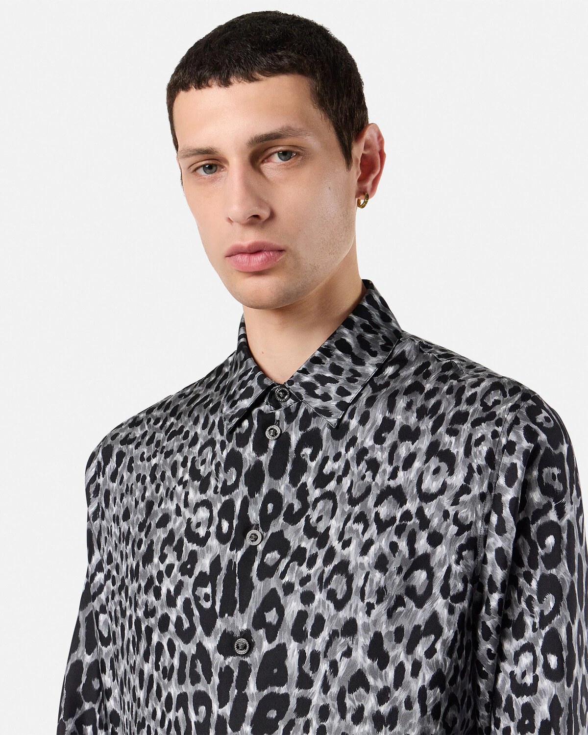 Leopard Silk Shirt - 3